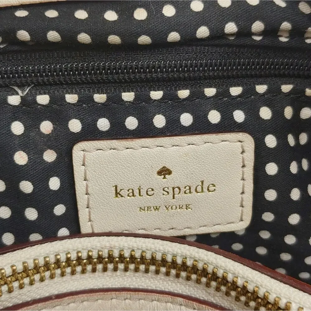 Kate Spade Ivory Leather Astor Court Elena